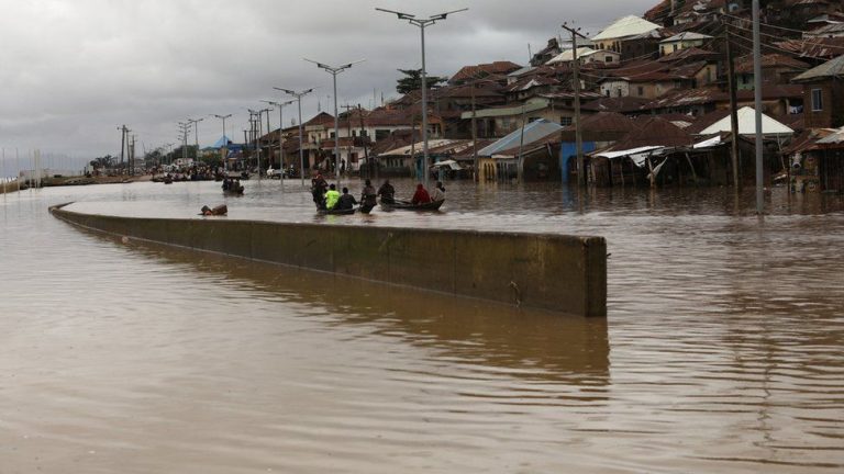 Flooding Nigeria .