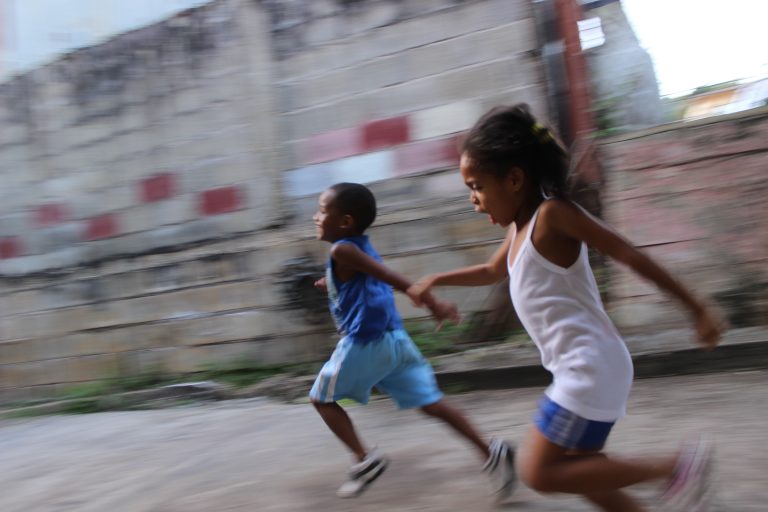 WTD children running